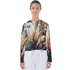 Undersea Dreams Saltwater Ocean Women s Slouchy Sweat