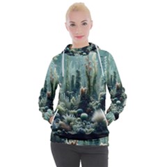 Underwater Coral Life Women s Hooded Pullover by Apenda