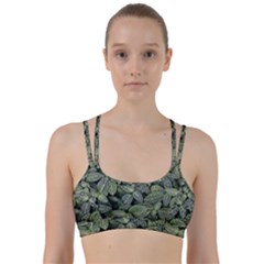 Leaves Foliage Botany Plant Line Them Up Sports Bra