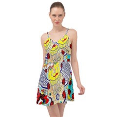 Supersonic Ladybug Angel Power Summer Time Chiffon Dress by chellerayartisans