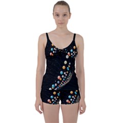 Ballons Night Party Tie Front Two Piece Tankini by kyorashop23