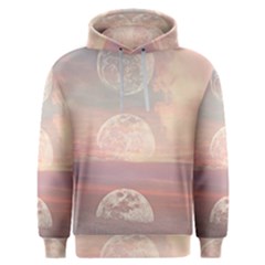 Moon Phase, Cloud, Clouds, Moon, Pastel Men s Overhead Hoodie by kyorashop23