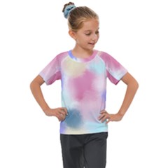 Pastel Ballons, Ballons, Kids  Mesh Piece T-shirt