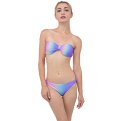 Pastel Rainbow, Color Classic Bandeau Bikini Set by kyorashop23