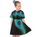 Shree Krishna, Feather, Lord, Rainbows Kids  Sailor Dress View1