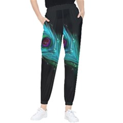 Shree Krishna, Feather, Lord, Rainbows Women s Tapered Pants by kyorashop23