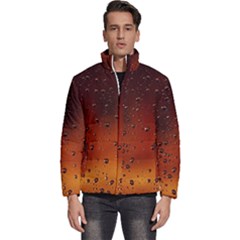 Water Drops, Lui, Amazing Men s Puffer Bubble Jacket Coat