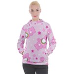 Cheer Bear Pink, Care, Care Bears, Cartoon Women s Hooded Pullover