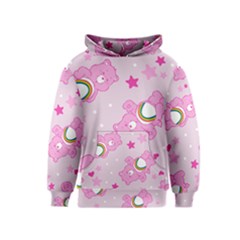 Cheer Bear Pink, Care, Care Bears, Cartoon Kids  Pullover Hoodie