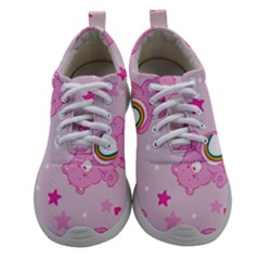 Cheer Bear Pink, Care, Care Bears, Cartoon Women Athletic Shoes by kyorashop23