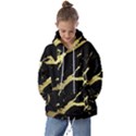 Marble Black, Kiss, Gold, Pretty Kids  Oversized Hoodie View1