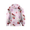 Red, Bow, Mouse, Flower, Child, Paper Kids  Pullover Hoodie View2