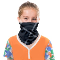 Stripes, Zigzag, Surface, Pattern, Face Covering Bandana (kids)