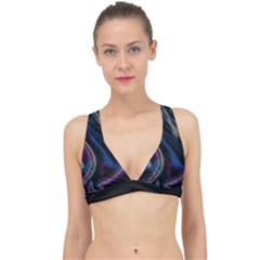 Multicolored Abstract Dynamic Shapes Print Classic Banded Bikini Top by dflcprintsclothing