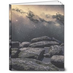 Stellar Dreamscape (ai&human) 8  X 10  Hardcover Notebook by dflcprintsclothing