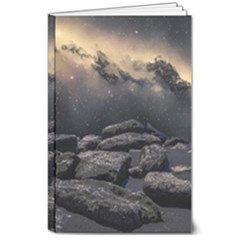 Stellar Dreamscape (ai&human) 8  X 10  Softcover Notebook by dflcprintsclothing