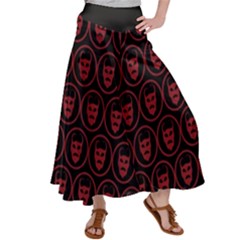 Dark Dominion Print Women s Satin Palazzo Pants by dflcprintsclothing