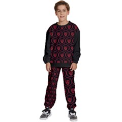 Dark Dominion Print Kids  Sweatshirt Set by dflcprintsclothing