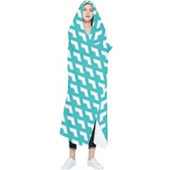 Background Pattern Colored Wearable Blanket