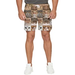 Breeds Of Cats Collage Men s Runner Shorts