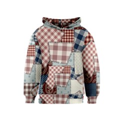 Cloth Patches Texture Macro, Patches Of Cloth Kids  Pullover Hoodie