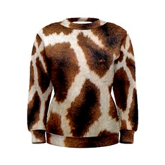 Giraffe Skin Texture Women s Sweatshirt