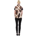 Giraffe Skin Texture Women s Button Up Vest View2