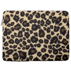 Jaguar Skin Texture, Jaguar Wool Texture, Yellow 17  Vertical Laptop Sleeve Case With Pocket by kyorashop23