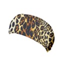 Leopard Skin Texture, Macro, Brown Yoga Headband View1