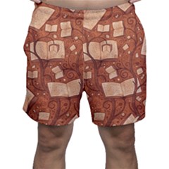 Retro Education Texture, Creative Education Background Men s Shorts by kyorashop23