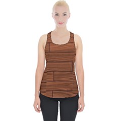 Seamless Wooden Planks Brown Wooden Background Piece Up Tank Top