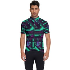 Beamed Men s Short Sleeve Cycling Jersey by MRNStudios