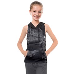 Timeless Shores, Las Grutas Beach, Rio Negro, Argentina Kids  Sleeveless Hoodie by dflcprintsclothing