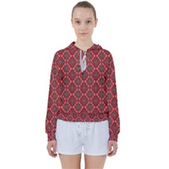 Illustrations Ajrak Abstract Design Pattern Women s Tie Up Sweat