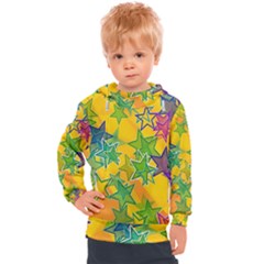 Star Homepage Abstract Kids  Hooded Pullover by anzea