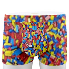 Colorful Lego Texture Lego Bricks Men s Boxer Briefs