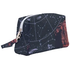 Astrology Surreal Surrealism Trippy Visual Art Wristlet Pouch Bag (large) by Bedest