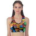 Lego, Toy Block, Colorfulness Fitness Sports Bra View1