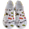 Pattern Seamless Texture Cartoon Men s Lightweight Slip Ons View1