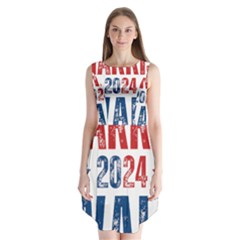 Kamala Harris 2024 Walz Sleeveless Chiffon Dress   by Safari