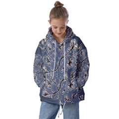 Nature Charm Drawing  Kids  Oversized Hoodie by dflcprintsclothing