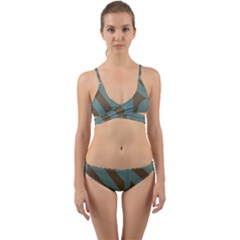 Earthbound Geometry Print Wrap Around Bikini Set by dflcprintsclothing