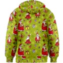 Background With Santa Claus, Christmas Decorations Kids  Zipper Hoodie Without Drawstring View2