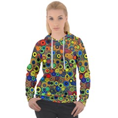 Circles, Colorful Women s Overhead Hoodie