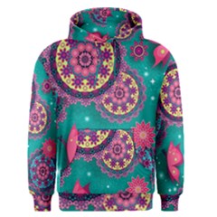 Floral Pattern, Abstract, Colorful, Flow Men s Core Hoodie