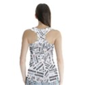 Embrace The Magic Inspirational Phrase Pattern Racer Back Sports Top View2