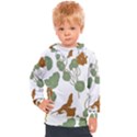 Nasturtium Flowers Plant Leaves Kids  Hooded Pullover View1