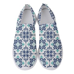 Tiles Abstract Pattern Texture Design Women s Slip On Sneakers by Salmanaz77