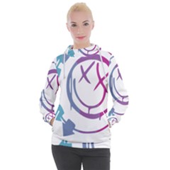 Blink 182 Logo Women s Hooded Pullover by avitendut