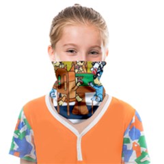 Bluey Face Covering Bandana (kids) by avitendut